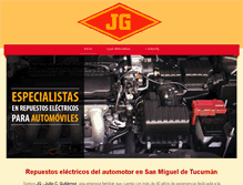 Tablet Screenshot of jgjuliocgutierrez.com